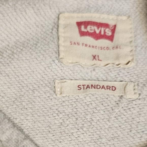 VINTAGE Levi's | Logo Front Pocket Hoodie Pullover Sweatshirt Size XL - Picture 7 of 9